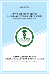 Artvin Coruh University International Journal of Social Sciences