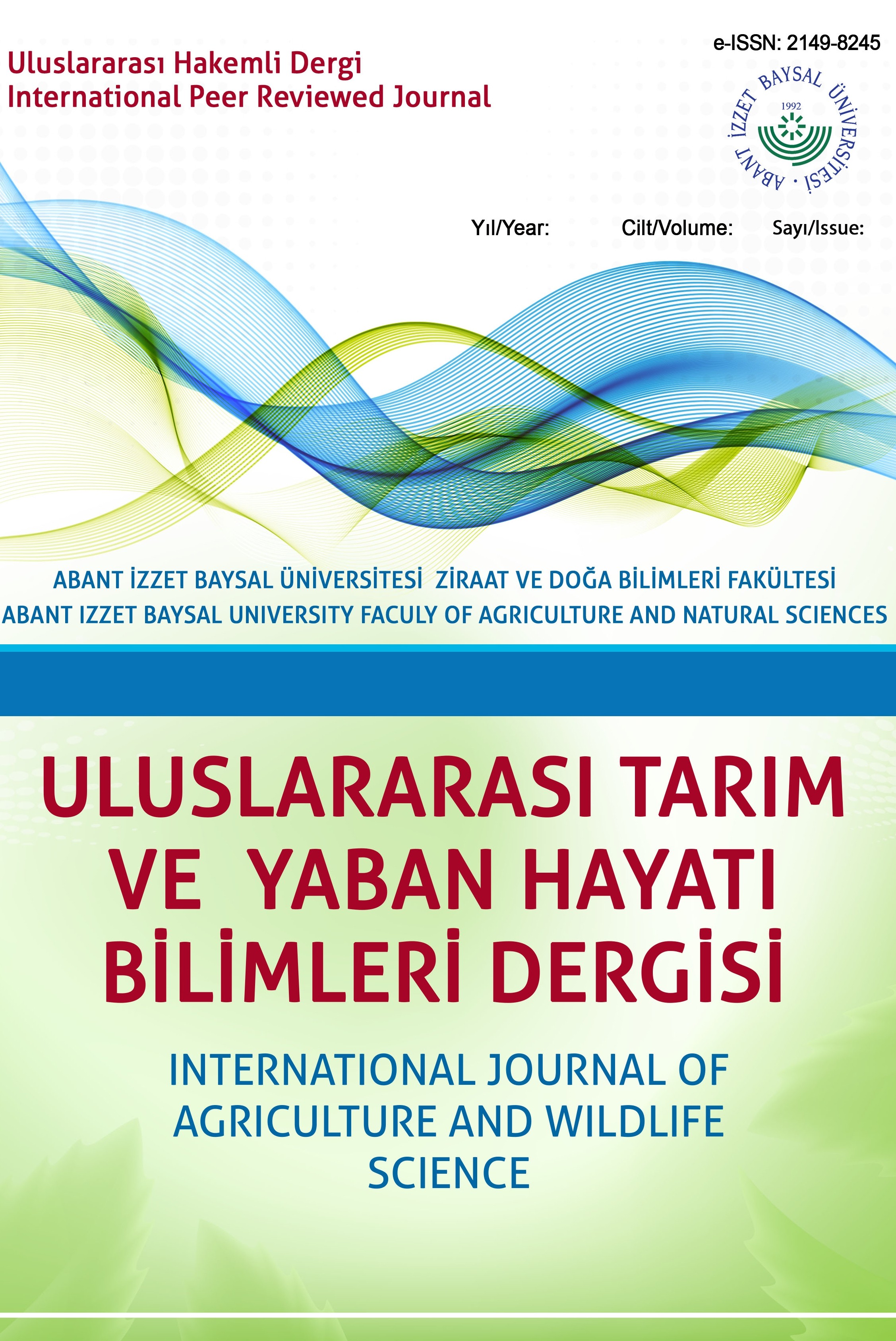 International Journal of Agricultural and Wildlife Sciences