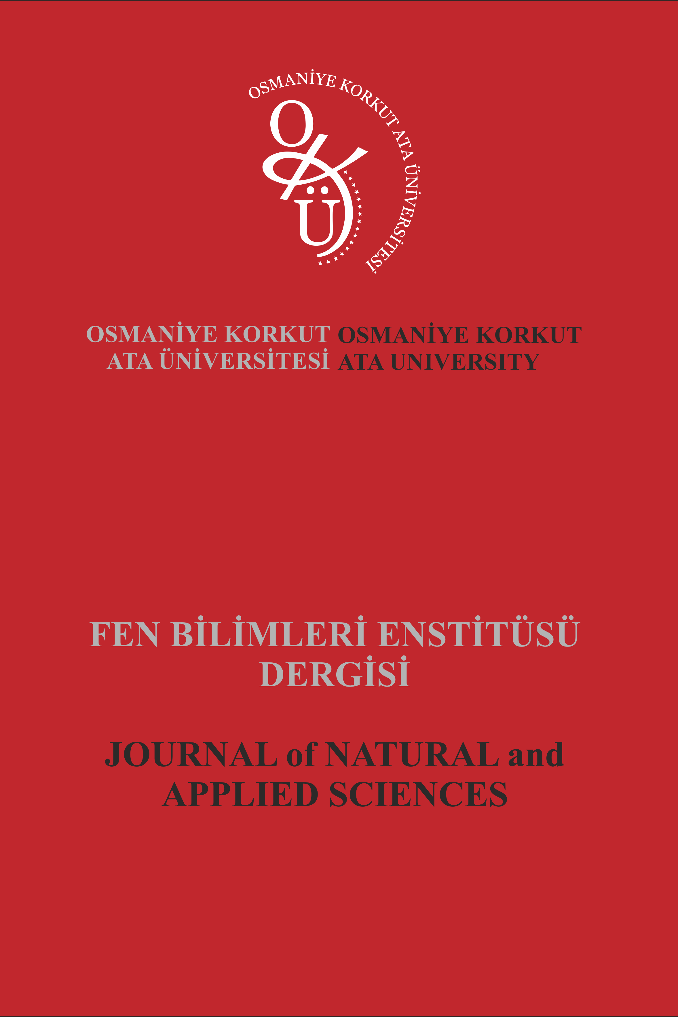 Osmaniye Korkut Ata Üniversitesi Fen Bilimleri Dergisi